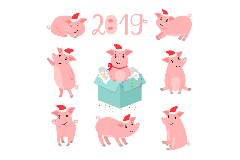 pig-new-year-character-set