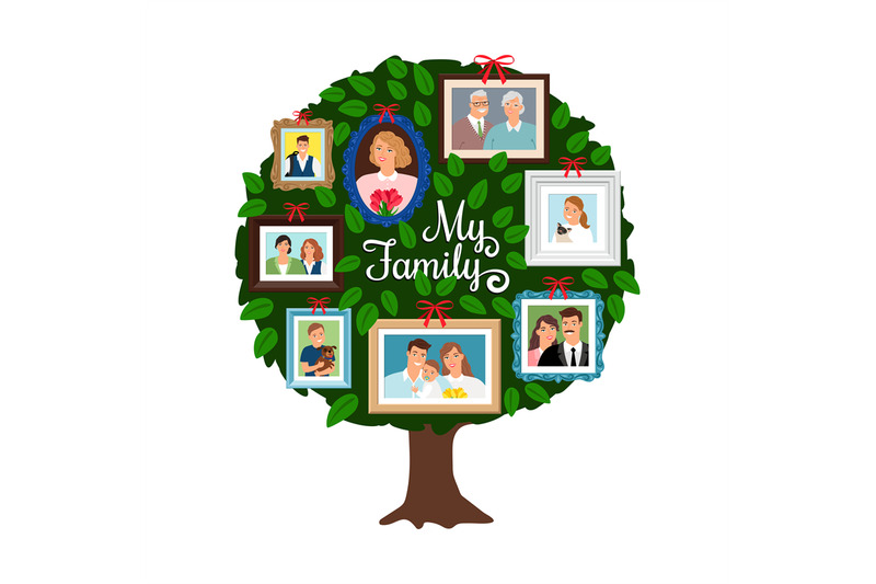 family-green-tree