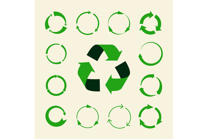 recycle-arrows-vector-set-ecology-icons-collection
