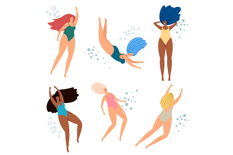vector-swimming-international-women-isolated-on-white-background