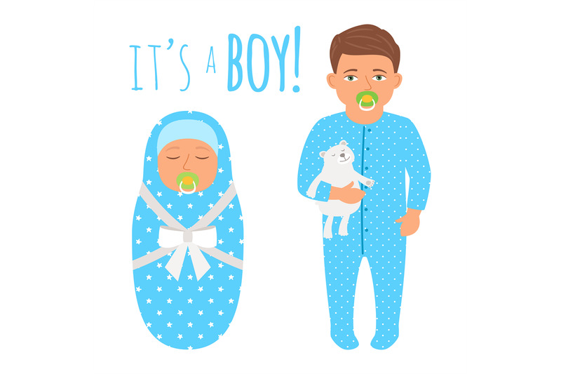 boy-babies-isolated-on-white-background-vector