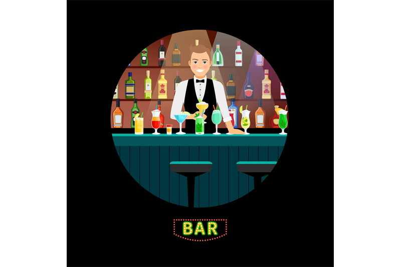 bartender-with-luxury-alcohol-interior-bar