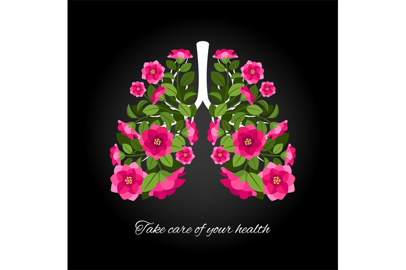 take-care-of-your-health-human-lungs-blooming-flowers