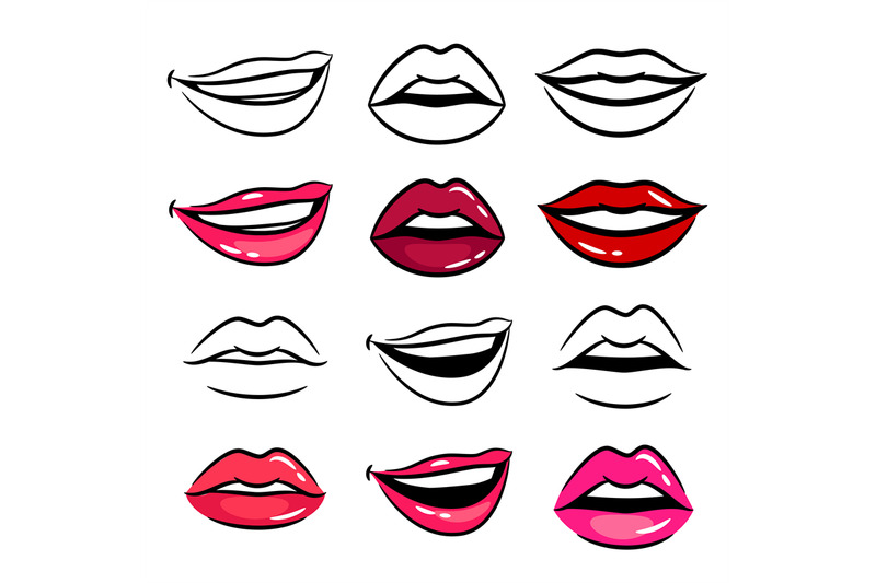 colorful-and-line-female-lips