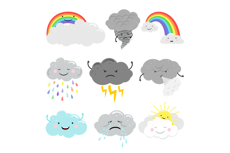 cute-emotional-clouds-weather-icons