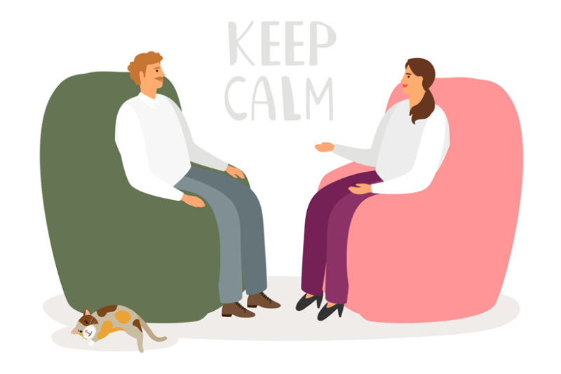 man-and-woman-are-talking-in-a-relaxed-atmosphere-keep-calm-vector-co