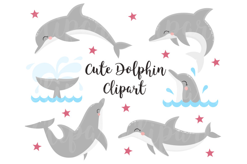 dolphins-clipart-cute-dolphin-clip-art-sea-life-clipart