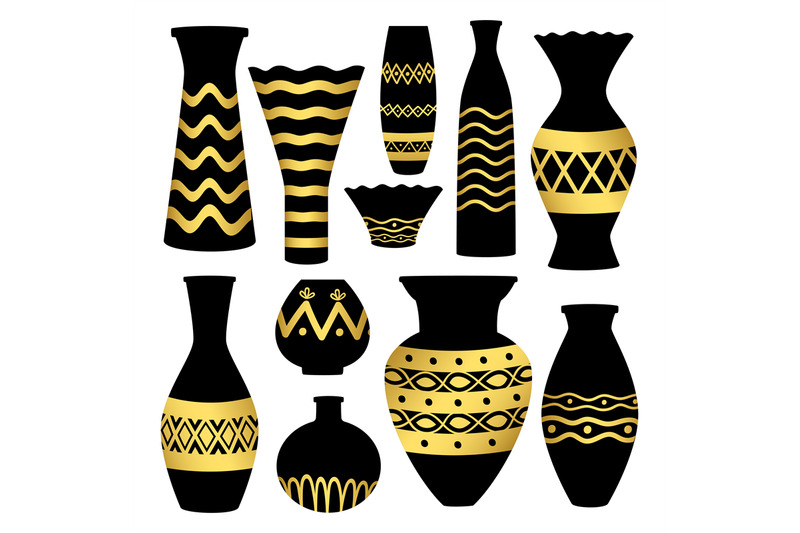 greek-ancient-bowls-and-vases-with-golden-patterns