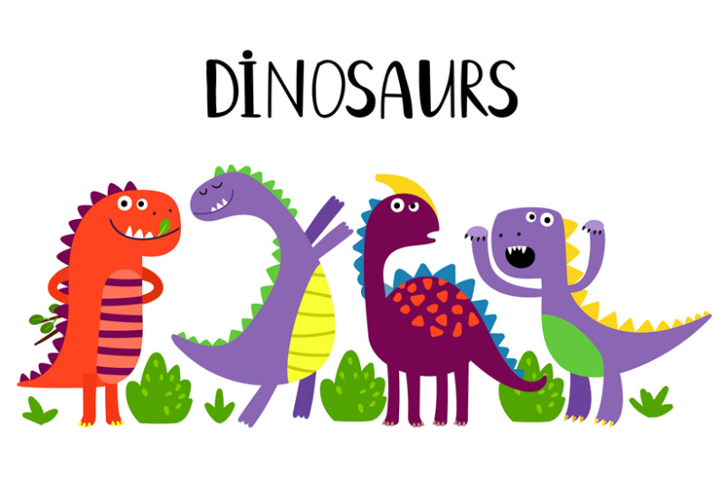 cartoon-emotional-dinosaurs-vector-isolated-on-white-background