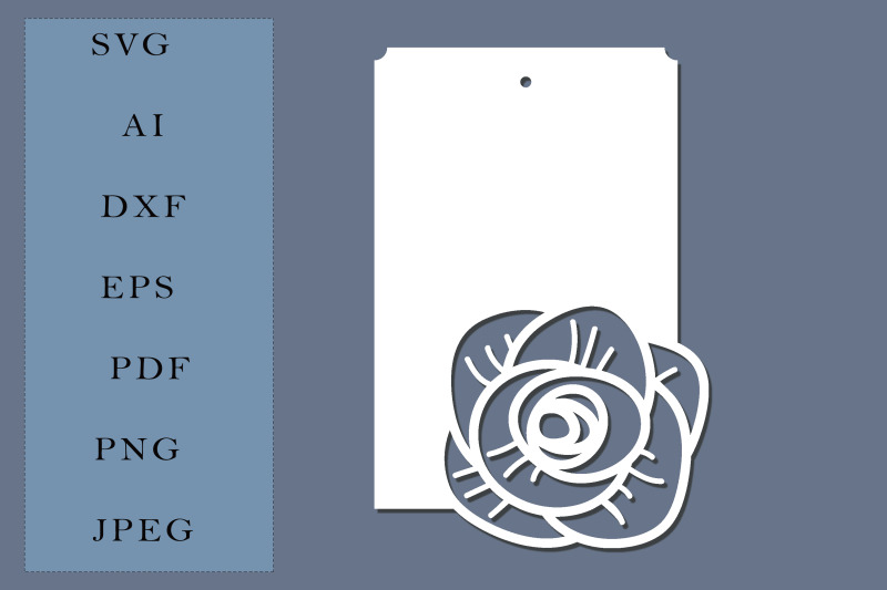 card-with-template-roses
