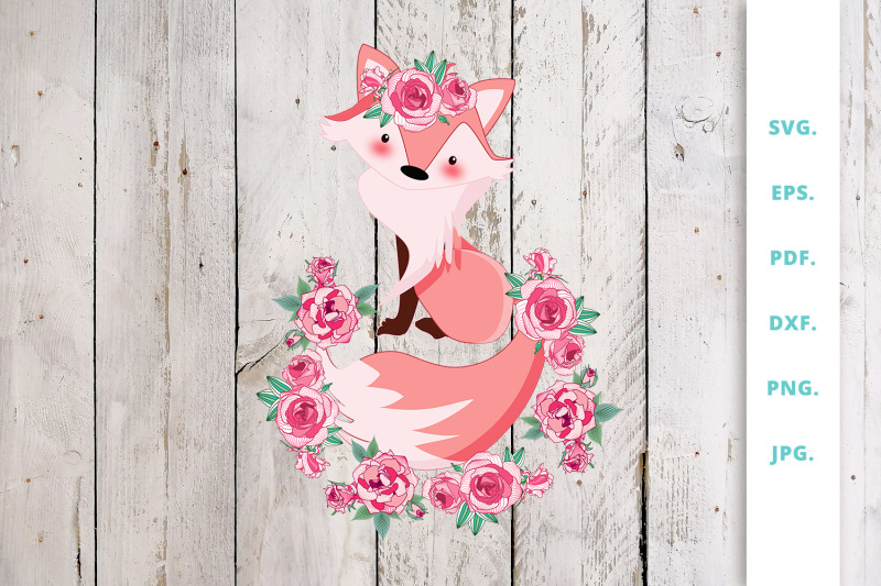 floral-foxes-graphics-and-illustration-clipart-2