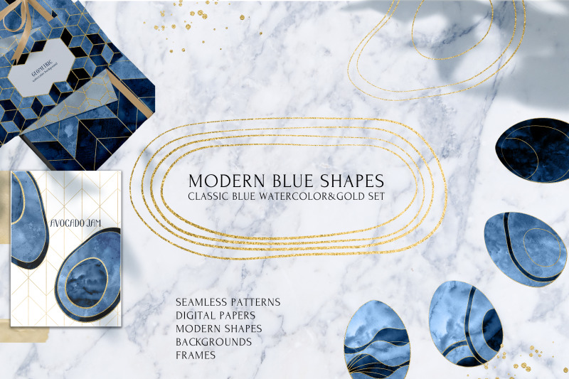 modern-blue-shapes-watercolor-set