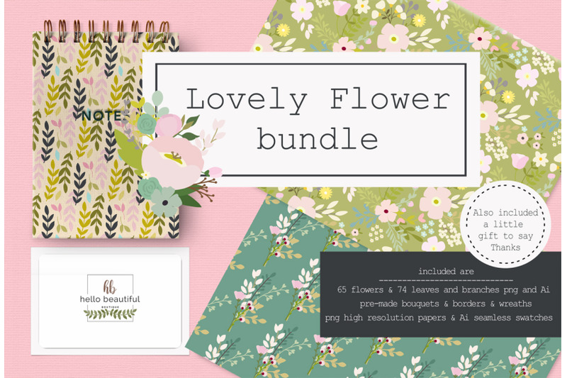 lovely-flower-bundle-illustration
