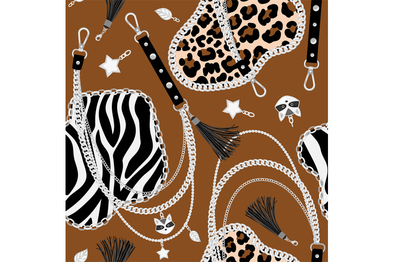 tiger-chains-seamless-pattern