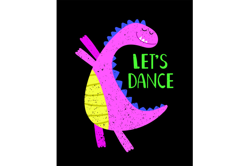 lets-dance-pink-dino-poster