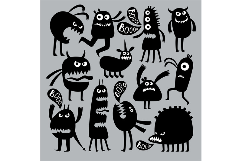 abstract-kids-fear-monster-character-black-silhouette