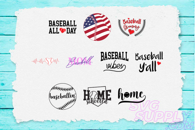 baseball-quotes-t-shirt-design-bundle