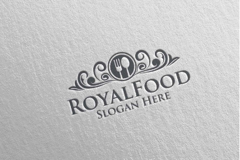 Royal Food Logo For Restaurant Or Cafe 49 By Denayunethj Thehungryjpeg Com