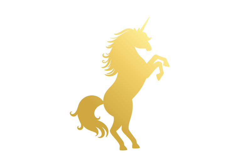 unicorn-golden-silhouette