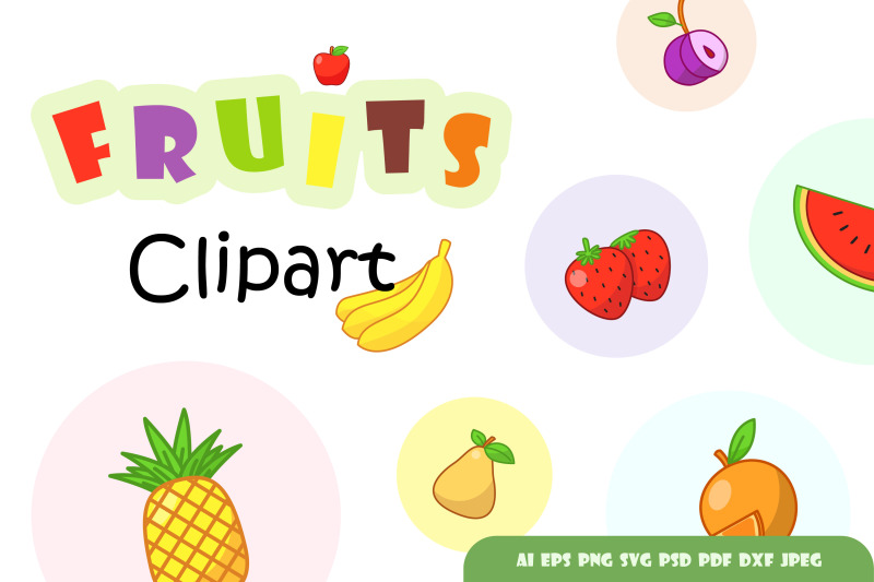 set-of-colourful-fruits-clipart