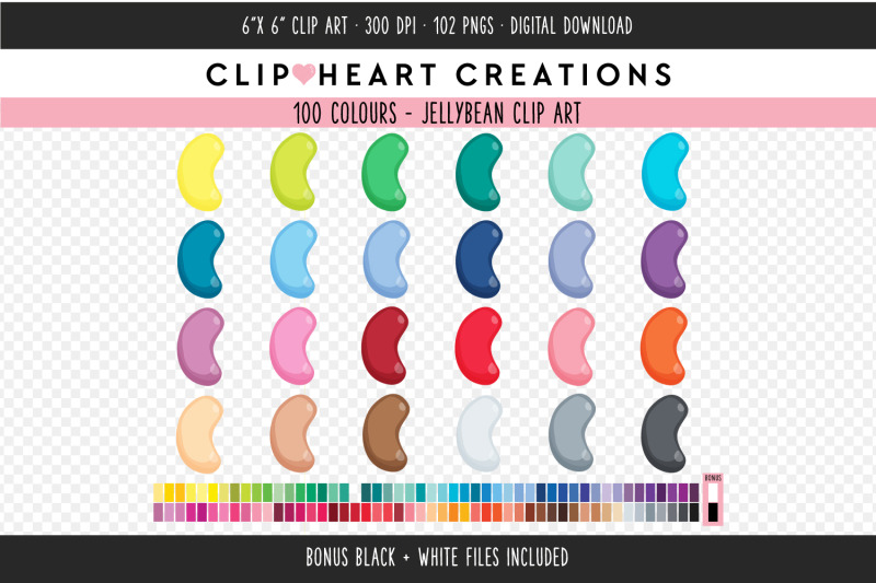 jellybean-clipart-100-colours