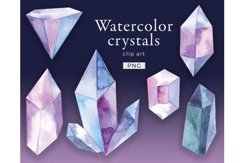 watercolor-crystals