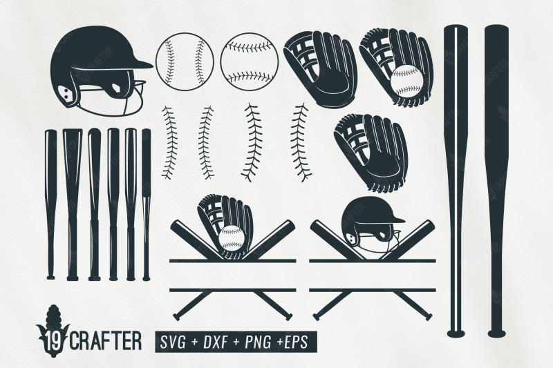 Download baseball softball svg bundle with split name template By ...