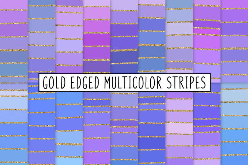 gold-edged-multicolor-stripes