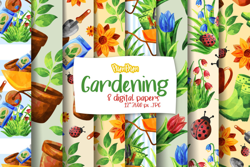 gardening-digital-papers
