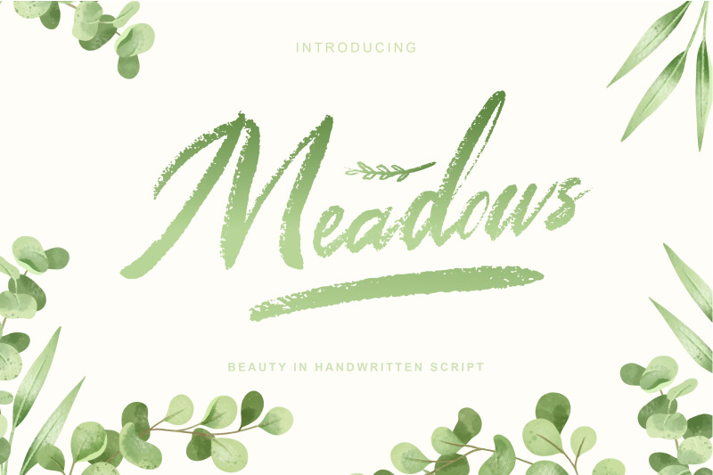 meadows-font