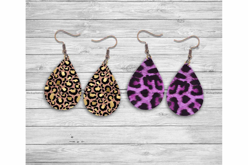 cheetah-drop-earring-sublimation-design-bundle-leopard-teardrop