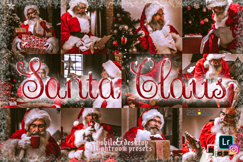 5-santa-claus-lightroom-presets-winter-mobile-presets-desktop