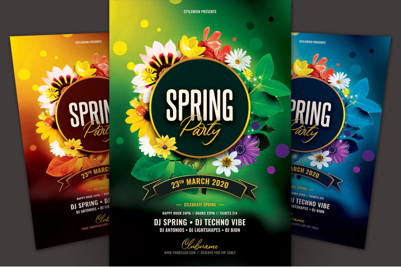 spring-party-flyer