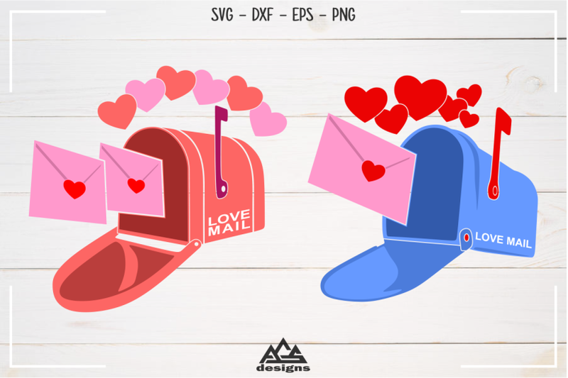 valentine-mail-box-love-heart-svg-design