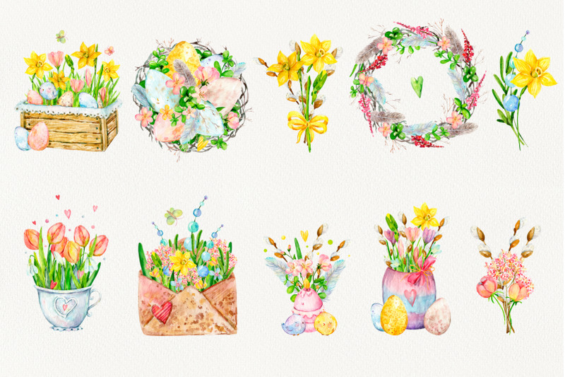 hello-spring-watercolor-set