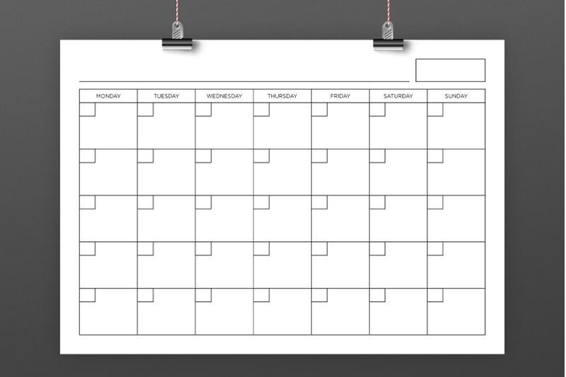 a4-blank-calendar-page-template