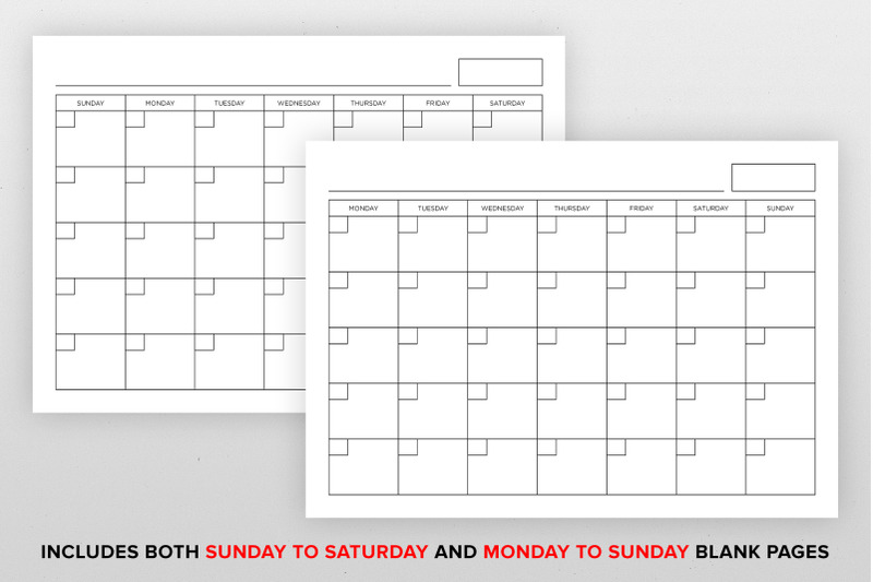 a4-blank-calendar-page-template