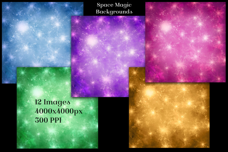space-magic-backgrounds-12-image-textures-set