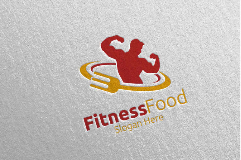 Fitness Food Logo for Nutrition or Supplement Concept 72 By denayunethj