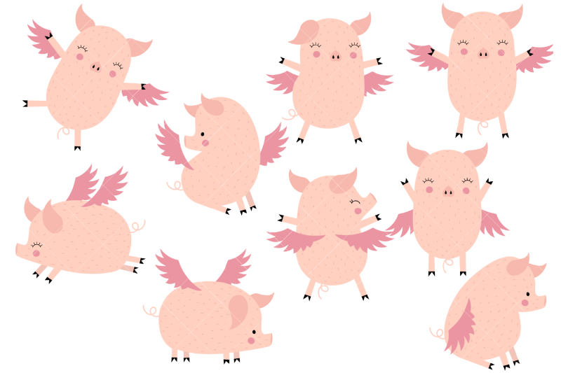 flying-pigs-clipart