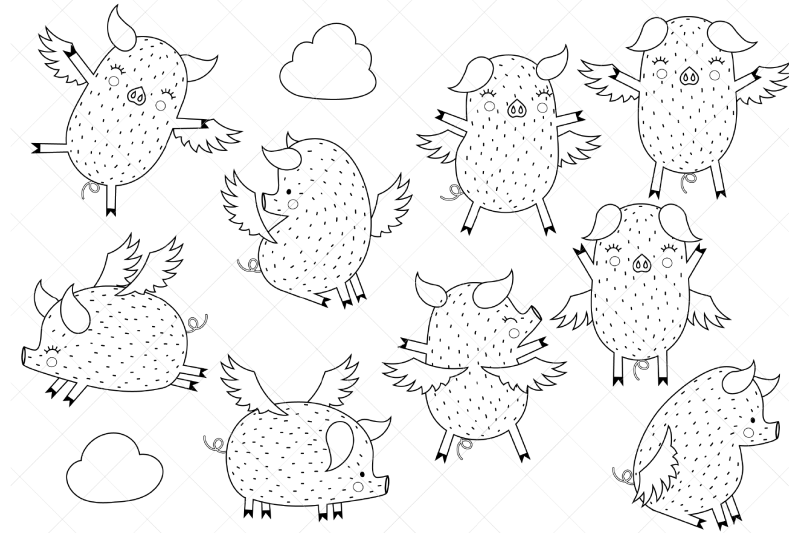 flying-pigs-clipart-digital-stamp