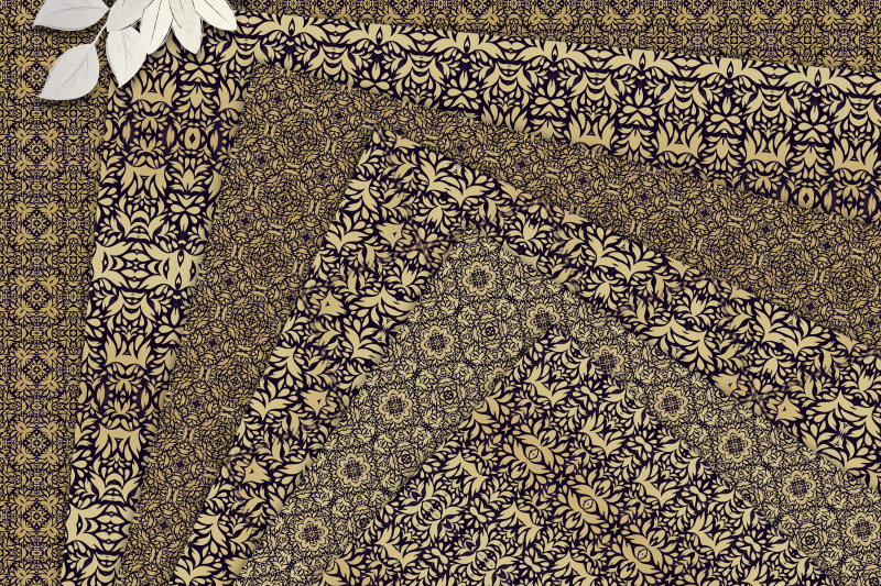 luxury-golden-floral-patterns-digital-paper