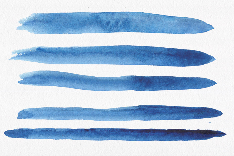 blue-watercolour-seamless-patterns-set