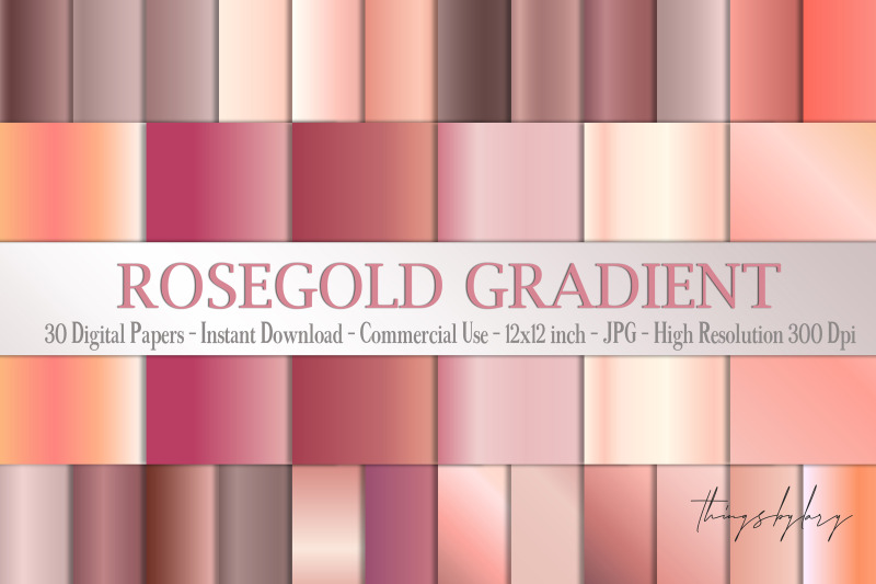 30-rosegold-gradient-metallic-mesh-foil-digital-papers