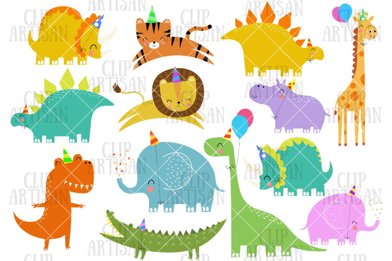 birthday-party-animals-clipart-dinosaur-clip-art
