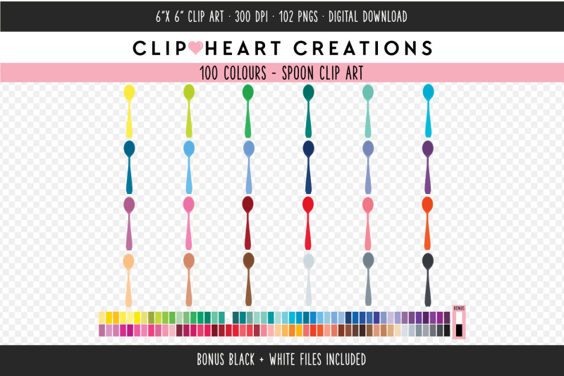 spoon-clipart-100-colours
