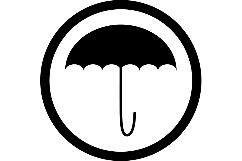 umbrella-icon-black-white
