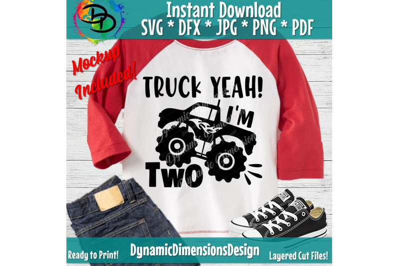 truck-yeah-svg-birthday-boy-two-year-old-second-birthday-monster-t