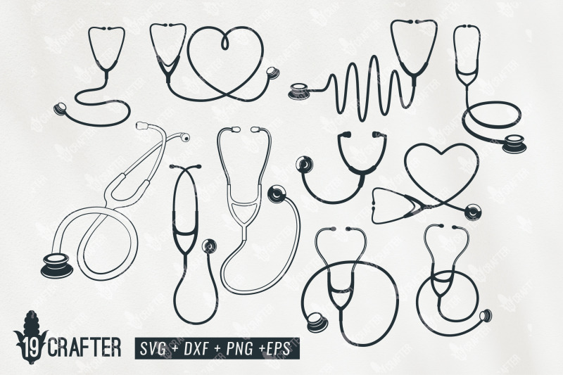 nurse-stethoscope-svg-bundle
