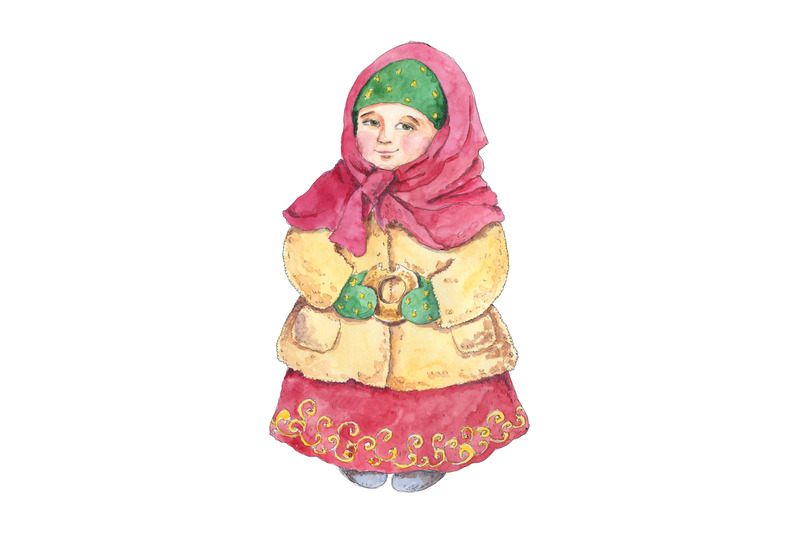 little-russian-girl-maslenitsa-shrovetide-illustration